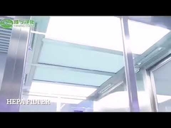 Sınıf Modüler Temiz Oda Hava Duşlu Sandviç Paneli 0.35~0.65m/s