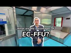 Integration FFU Horizontal Flow Fan Filter Unit for Desktop Can Be Mounted by Side