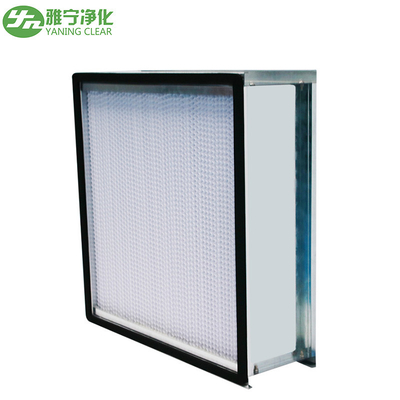 ISO9001 cam lif hava filtre ortamı H13 H14 H15 HEPA filtre