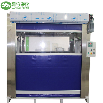 Yaning Temiz Oda CE/ISO/GMP HEPA Filtre PVC Panjur Kapı SUS304 Kargo Hava Duşu