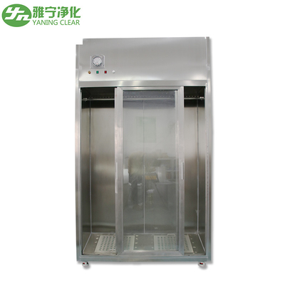 Class 100 Laminar Flow Clean Dolap / Clean Locker 304 SS Clean Room Suit için