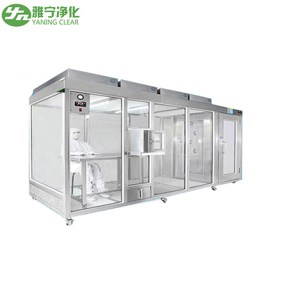 YANING GMP Standart ISO5 Modüler Temiz Oda Yumuşak ve sert Duvar Temiz Oda Temiz Booth