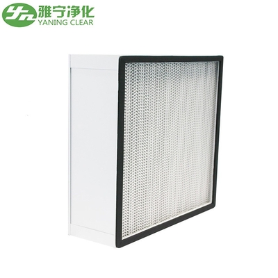 Panel Filtre Yapımı Alüminyum Çerçeve ile Özel H13 Derin Yumruklu HEPA Filtre