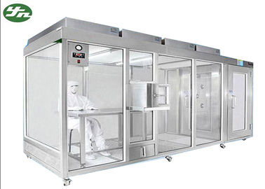 Kozmetik Endüstrisi için Ultra Clean Down Flow Temiz Oda Kabini Sınıfı 100-100.000