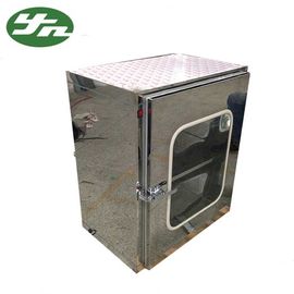Ayna Yüzeyi Temiz Oda Geçiş Kutusu Statik Transfer Penceresi 600*600*600mm İç Boyut