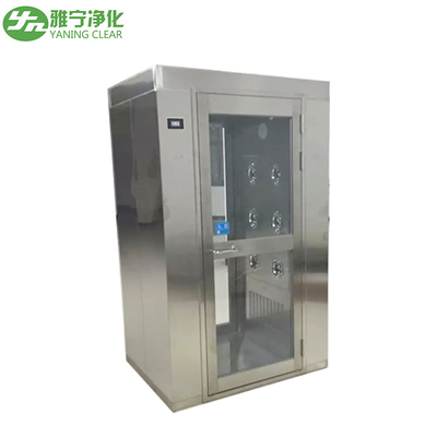 Yaning GMP Paslanmaz Çelik Temiz Oda Hava Duş 22-27m/S hava hızı ve 380V/50Hz Ekipman Güç Parametresi