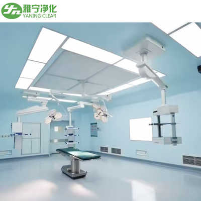 YANING Hastanesi Laminer Hava Akışı Tavanı Ultra Temiz Ameliyat Odaları Ekipmanı