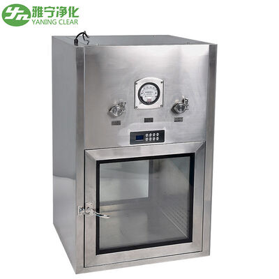 Paslanmaz Çelik SUS304/201 Temiz Oda Geçiş Kutusu, Elektrikli Kilitleme ve Özelleştirilebilir Boyutlarla