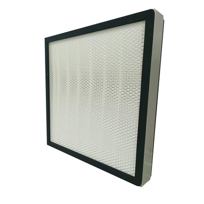PTFE SUS304 Çerçeve Mini Plise Hepa Filtre Hepa Filtreler U17 Verimliliği